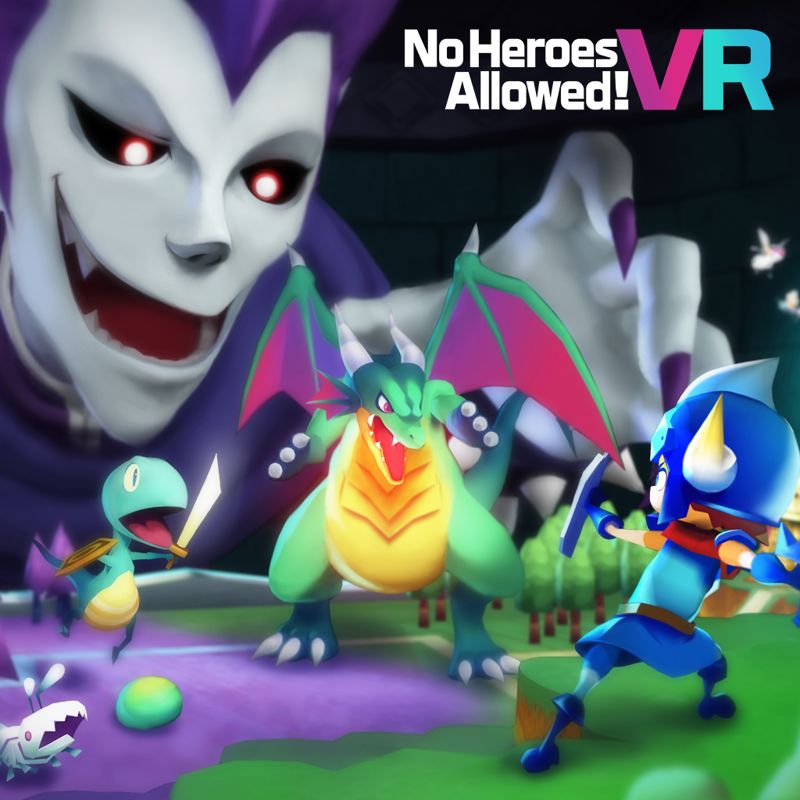 No Heroes Allowed! VR box art for Playstation 4